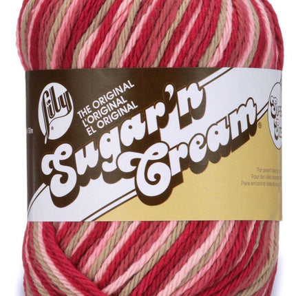 Lily Sugar 'n Cream Yarn - 100% Cotton - Assortment (Red Barn)