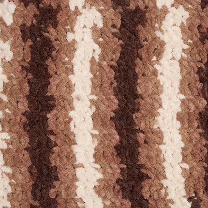 Premier Yarns Basix Chenille Multi Super-Bulky 3-Pack with Tapestry Needles, 100% Polyester #6 Weight Variegated Skeins for Crochet and Knitting, 225 Yds