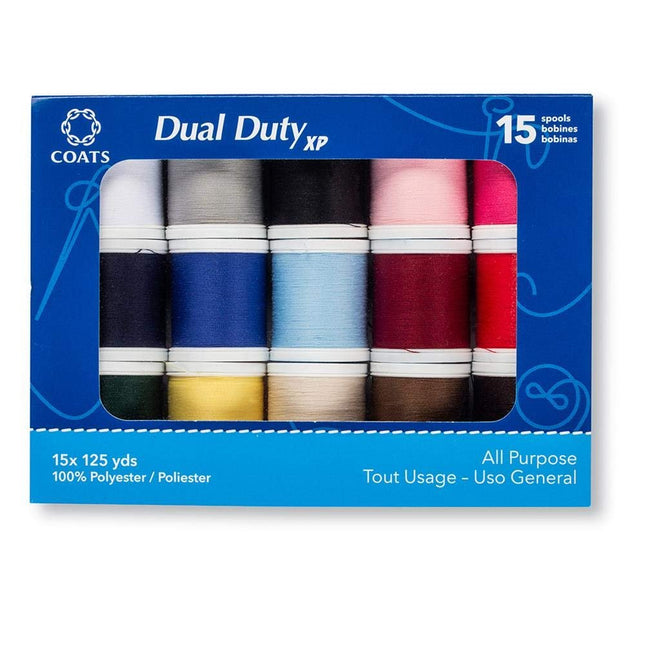 Coats Dual Duty XP General Purpose Thread Box 15/Pkg