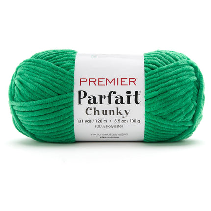 Premier Yarns Parfait Chunky Chenille Yarn - 3 Pack with Tapestry Needles, Super Bulky #6, Oeko-TEX Certified, 131 Yards Each (Parent)