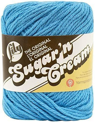 Lily Sugar n' Cream Solid Variety Assortment 6 Pack Bundle 100 Percent Cotton Medium 4 Worsted (Multicolor)