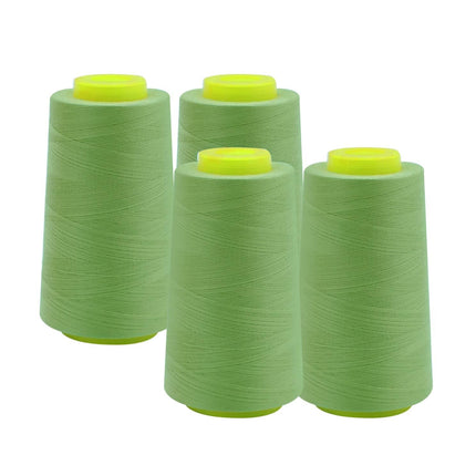 EVERLOCK Serger Thread – 4 Cones, 3000 Yards Each – 40 Weight, 2-Ply Spun Polyester – Strong, Low-Lint Overlock Thread for Serger Machines – All-Purpose Sewing & Finishing (Rust)