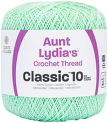 Coats & Clark Aunt Lydia's Crochet Thread Cotton Classic 10-6 Skein Assortment (Brights)