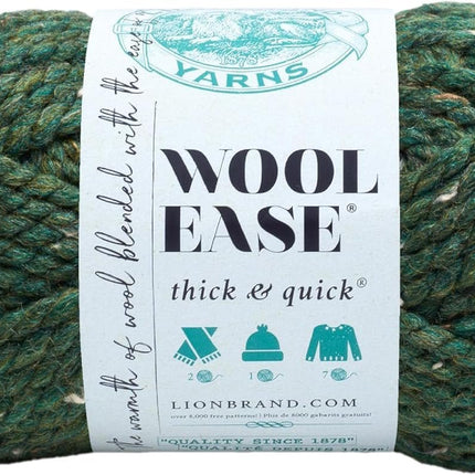 Lion Brand Yarn - Wool-Ease Thick & Quick - 3 Skein Assortment (Holiday)