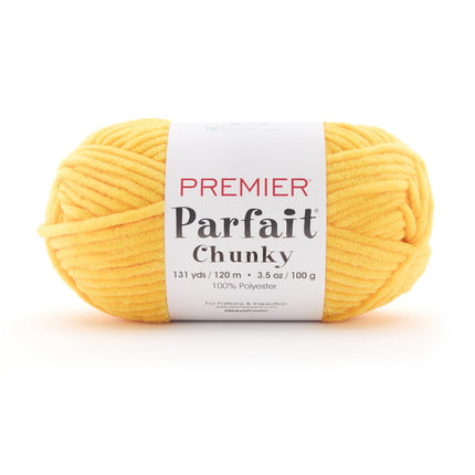 Premier Yarns Parfait Chunky Chenille Yarn - 3 Pack with Tapestry Needles, Super Bulky #6, Oeko-TEX Certified, 131 Yards Each (Parent)