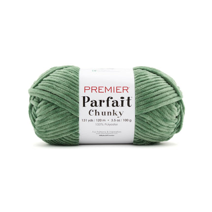 Premier Yarns Parfait Chunky Chenille Yarn - 3 Pack with Tapestry Needles, Super Bulky #6, Oeko-TEX Certified, 131 Yards Each (Parent)