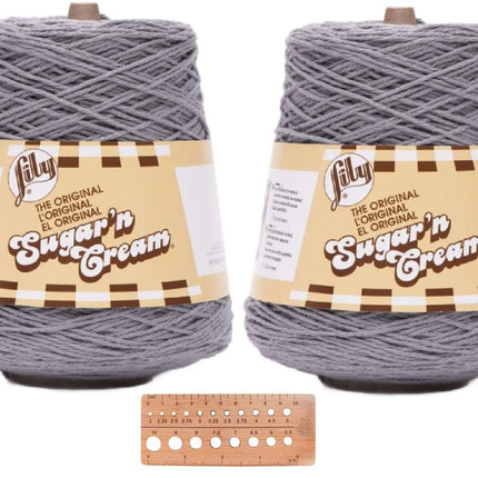 Lily Sugar 'n Cream Cotton Yarn - 2 Cones