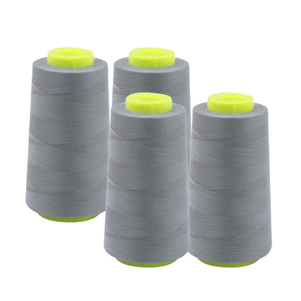 EVERLOCK Serger Thread – 4 Cones, 3000 Yards Each – 40 Weight, 2-Ply Spun Polyester – Strong, Low-Lint Overlock Thread for Serger Machines – All-Purpose Sewing & Finishing (Rust)