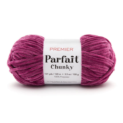 Premier Yarns Parfait Chunky Chenille Yarn - 3 Pack with Tapestry Needles, Super Bulky #6, Oeko-TEX Certified, 131 Yards Each (Parent)
