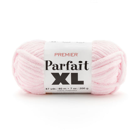 Premier Yarns Parfait XL Chenille Yarn 3-Pack with Tapestry Needles, 100% Polyester Jumbo #7 Weight Bulky Skeins for Crochet Amigurumi and Giant Plush Toys, 261 Yds Total (Parent)