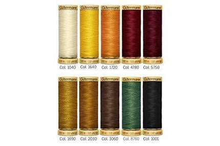Gutermann Cotton Fall Thread Set, Assorted