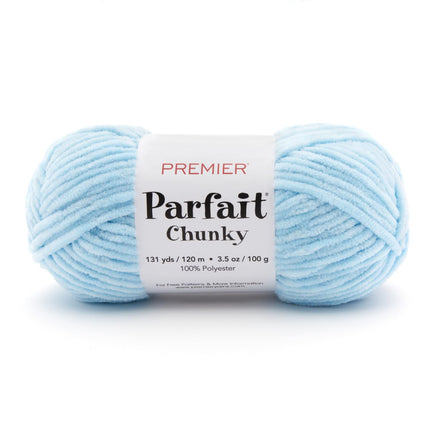 Premier Yarns Parfait Chunky Chenille Yarn - 3 Pack with Tapestry Needles, Super Bulky #6, Oeko-TEX Certified, 131 Yards Each (Parent)