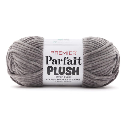 Premier Yarns Parfait Plush Thicker Super-Bulky 3-Pack with Tapestry Needles, 100% Polyester #6 Weight Skeins for Crochet Amigurumi and Soft Toys, 522 Yds