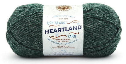 Lion Brand Yarn - Heartland - 6 Skein Assortment with Needle Gauge - Parent