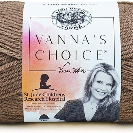 Lion Brand Yarn - Vanna's Choice - 6 Pack Assortment with Needle Gauge (Autumn)