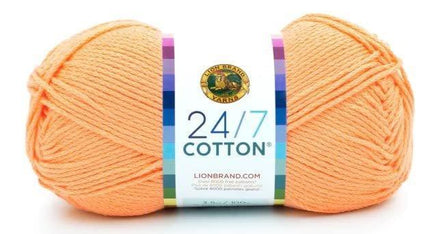 Lion Brand Yarn - 24/7 Cotton - 6 Skein Assortment (Mix 1)