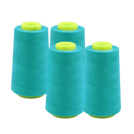 EVERLOCK Serger Thread – 4 Cones, 3000 Yards Each – 40 Weight, 2-Ply Spun Polyester – Strong, Low-Lint Overlock Thread for Serger Machines – All-Purpose Sewing & Finishing (Rust)