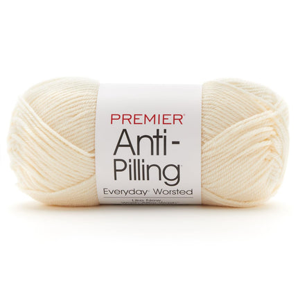 Premier Yarns Anti-Pilling Everyday Worsted Yarn 3-Pack with Gauge Tool, 100% Acrylic Medium #4 Weight Skeins for Crochet and Knitting Baby Blankets, 540 Yds (Pumpkin)