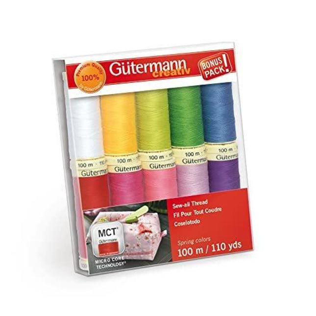 A&E GUTERMANN CONSUMER DIV Pastels Gutermann Sew-All Polyester Thread Set-10 Spools