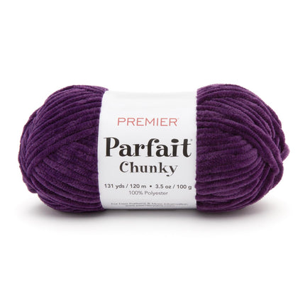 Premier Yarns Parfait Chunky Chenille Yarn - 3 Pack with Tapestry Needles, Super Bulky #6, Oeko-TEX Certified, 131 Yards Each (Parent)