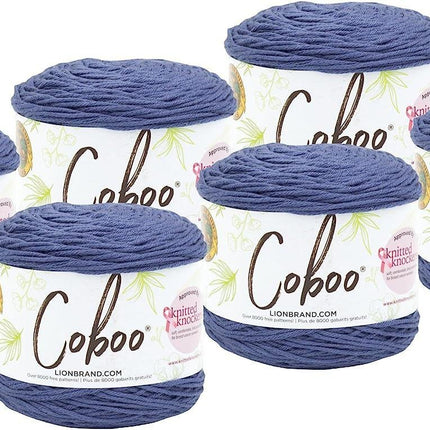 Lion Brand Yarn - Coboo - 6 Pack (New Colors)