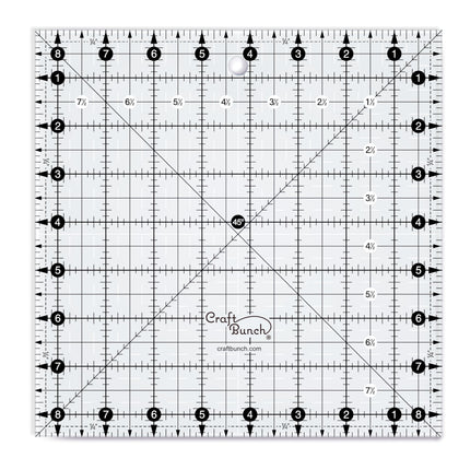 Craft Bunch - Non-Slip Square Quilt Template Rulers - Multiple Sizes