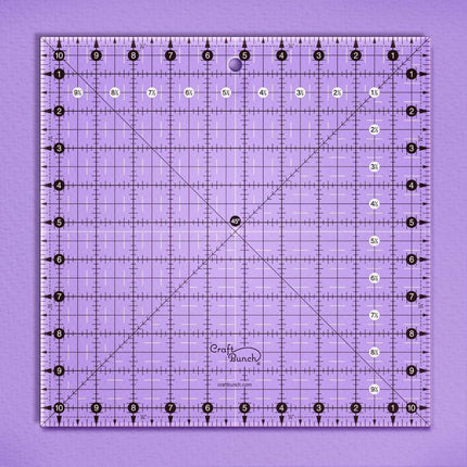Craft Bunch - Non-Slip Square Quilt Template Rulers - Multiple Sizes