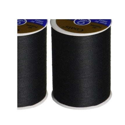 Coats & Clark Dual Duty All Purpose Thread 400 Yards Black 230-2 (6-Pack)