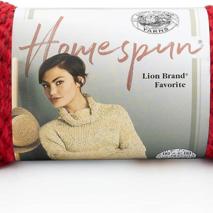 Lion Brand Yarn - Homespun - 3 Pack with Pattern Cards in Color