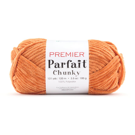 Premier Yarns Parfait Chunky Chenille Yarn - 3 Pack with Tapestry Needles, Super Bulky #6, Oeko-TEX Certified, 131 Yards Each (Parent)