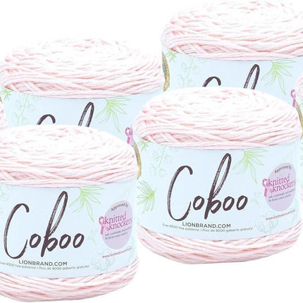 Lion Brand Yarn - Coboo -6 Pack with Pattern Cards