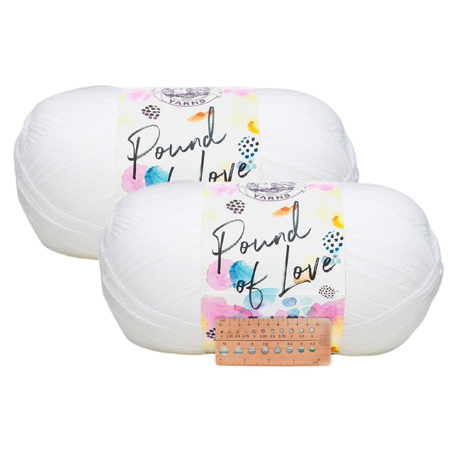 Lion Brand Yarn - Pound of Love - 2 Pack