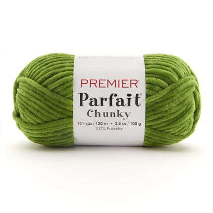 Premier Yarns Parfait Chunky Chenille Yarn - 3 Pack with Tapestry Needles, Super Bulky #6, Oeko-TEX Certified, 131 Yards Each (Parent)