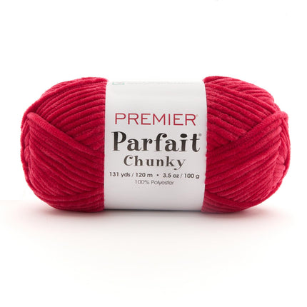 Premier Yarns Parfait Chunky Chenille Yarn - 3 Pack with Tapestry Needles, Super Bulky #6, Oeko-TEX Certified, 131 Yards Each (Parent)