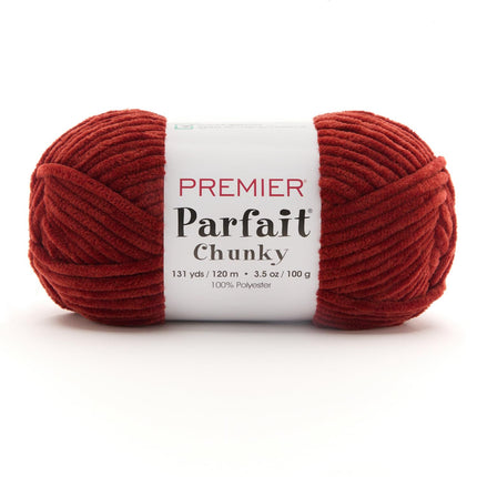 Premier Yarns Parfait Chunky Chenille Yarn - 3 Pack with Tapestry Needles, Super Bulky #6, Oeko-TEX Certified, 131 Yards Each (Parent)