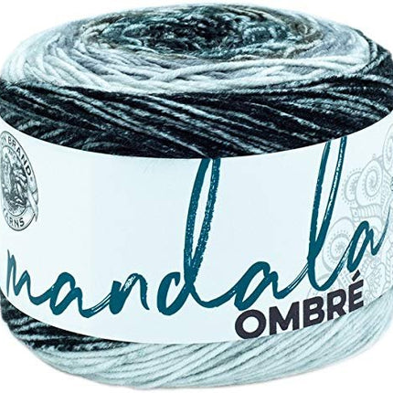 Lion Brand Yarn -Mandala Ombre - 6 Pack with Needle Gauge