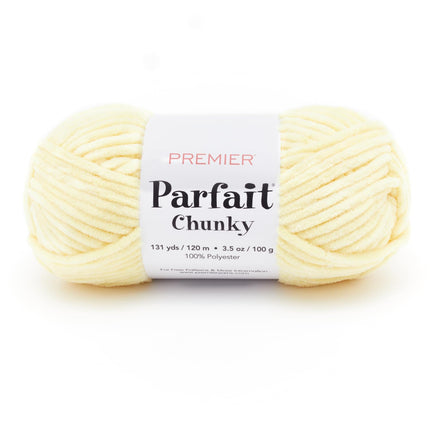 Premier Yarns Parfait Chunky Chenille Yarn - 3 Pack with Tapestry Needles, Super Bulky #6, Oeko-TEX Certified, 131 Yards Each (Parent)