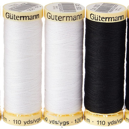 Gutermann Thread Set: Sew-All: 100m: Pack of 20, Assorted