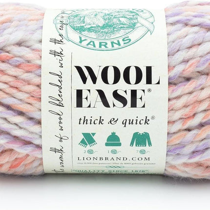 Lion Brand Yarn - Wool-Ease Thick & Quick - 3 Skein Assortment (Dollhouse)