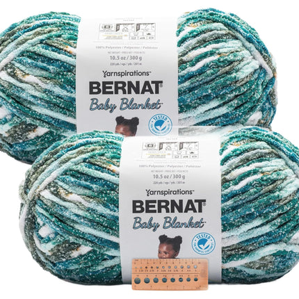 Bernat Baby Blanket Big Ball - 2 Pack (Lagoon)