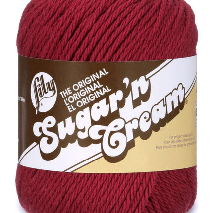 Lily Sugar 'n Cream Yarn - 100% Cotton - Assortment (Red Barn)