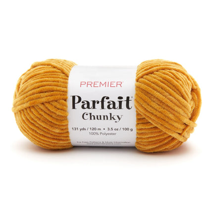 Premier Yarns Parfait Chunky Chenille Yarn - 3 Pack with Tapestry Needles, Super Bulky #6, Oeko-TEX Certified, 131 Yards Each (Parent)