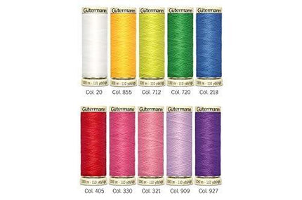 A&E GUTERMANN CONSUMER DIV Pastels Gutermann Sew-All Polyester Thread Set-10 Spools