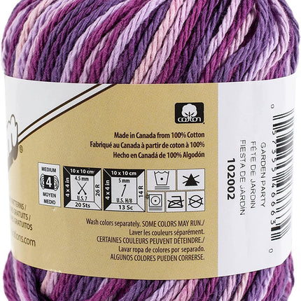 Lily Sugar 'n Cream Yarn - 100% Cotton - Assortment - (Garden Party)