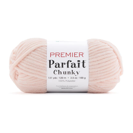 Premier Yarns Parfait Chunky Chenille Yarn - 3 Pack with Tapestry Needles, Super Bulky #6, Oeko-TEX Certified, 131 Yards Each (Parent)