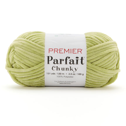 Premier Yarns Parfait Chunky Chenille Yarn - 3 Pack with Tapestry Needles, Super Bulky #6, Oeko-TEX Certified, 131 Yards Each (Parent)