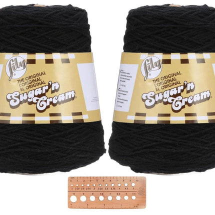 Lily Sugar 'n Cream Cotton Yarn - 2 Cones