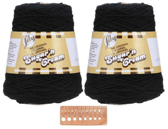 Lily Sugar 'n Cream Cotton Yarn - 2 Cones