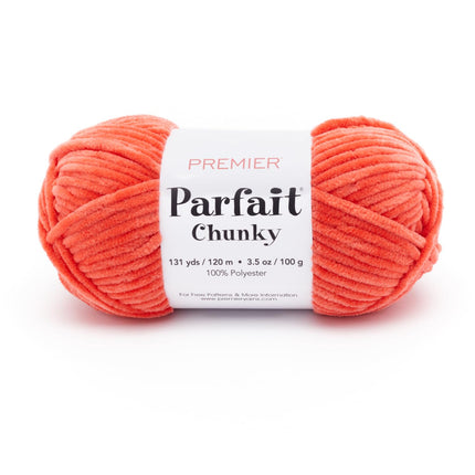 Premier Yarns Parfait Chunky Chenille Yarn - 3 Pack with Tapestry Needles, Super Bulky #6, Oeko-TEX Certified, 131 Yards Each (Parent)