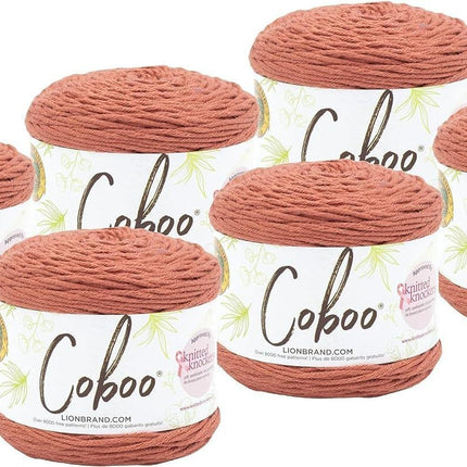 Lion Brand Yarn - Coboo - 6 Pack (New Colors)